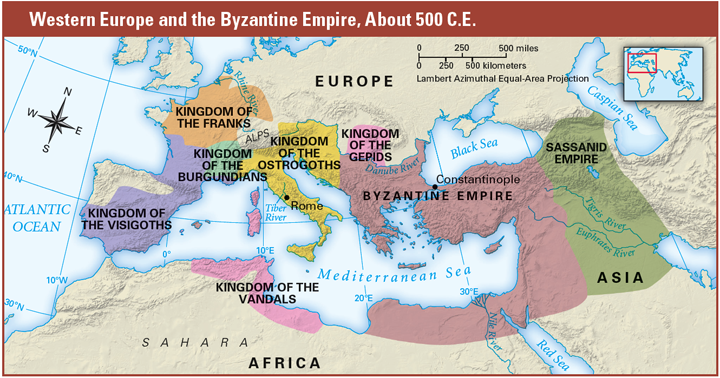 Evropa po pádu říše
